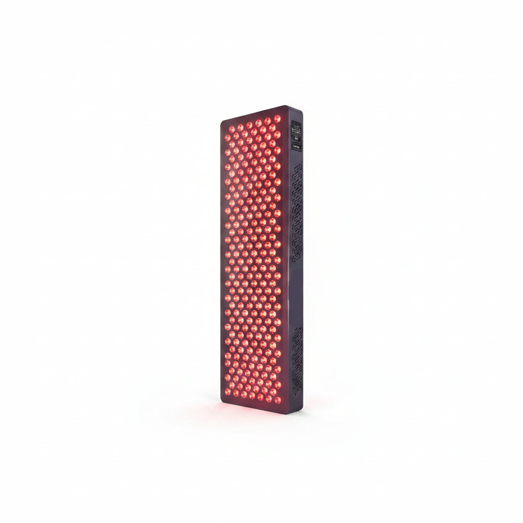 Red Light Therapy Panel Device – Full Body Panel, 630Nm 660Nm 810Nm 850Nm Red & near Infrared Light Therapy, 300 Quad Chip Leds, Brightness Control, Pulse Mode – ULTRA1500